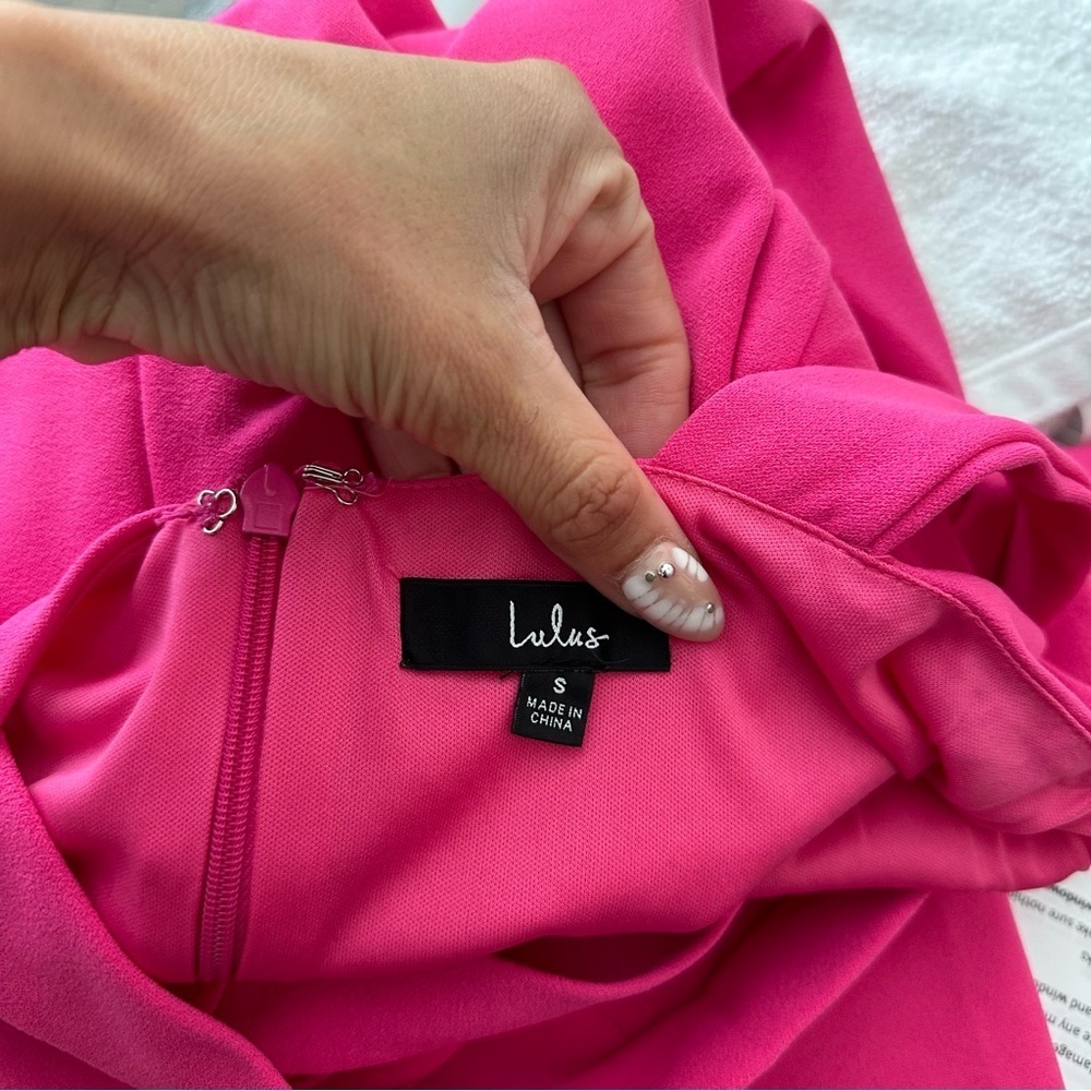 LULU’S SOCIAL SENSATION SQUARE NECK MINI BODYCON DRESS - Picture 13 of 13